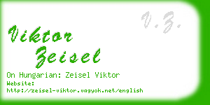 viktor zeisel business card